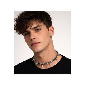 Vitaly Spike Chain Choker Stainless Steel Punk Goth